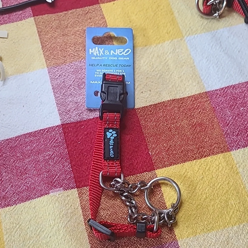 Max & Neo dog chain martindale dog collar size xsmall